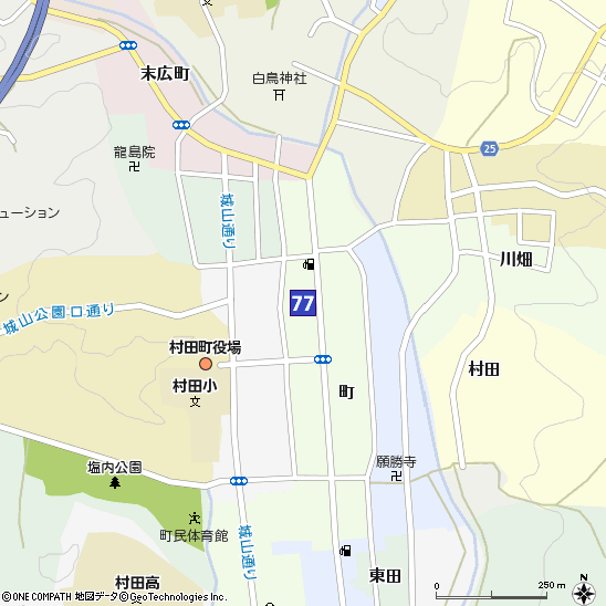 村田支店付近の地図